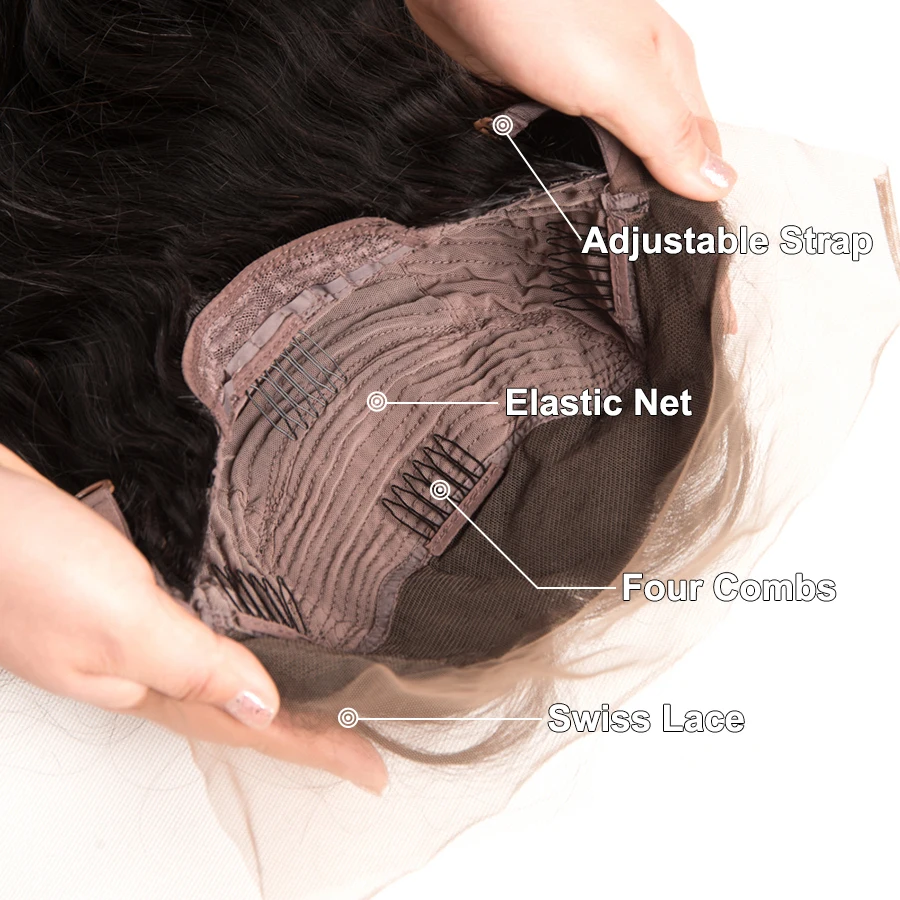 Бразильский Синтетические волосы на кружеве натуральные волосы парики для женский, черный ALIPOP тела волна парики Реми Синтетические волосы
