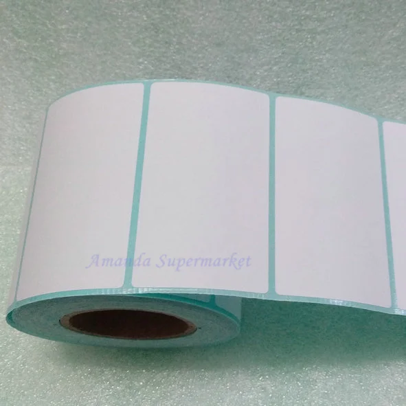Label 70*40 mm 500 Pcs/Roll Thermal Label Blank For Supermarket Logistics Barcode Price High Quality