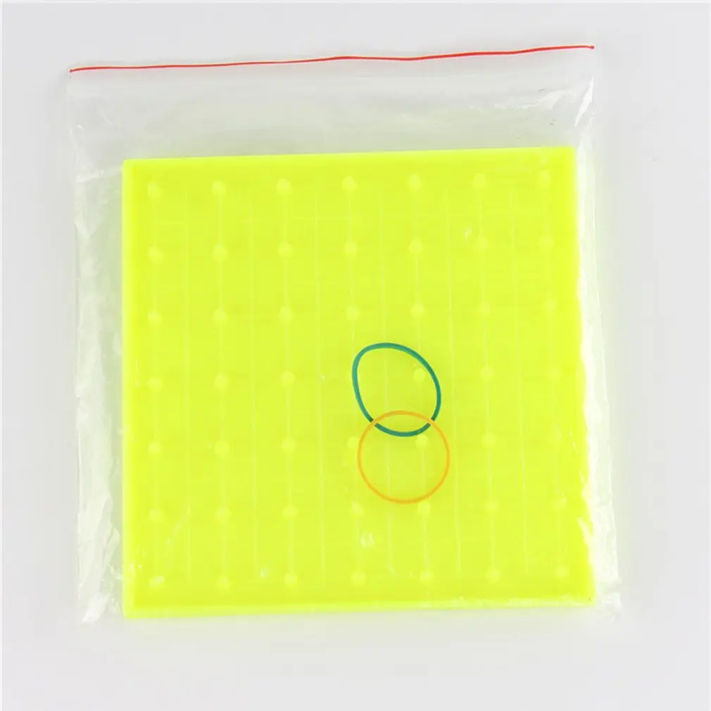 

Plastic Nail Plate Primary Mathematics Nailboard Tool Geometry Demo Children Educational Toy Teaching Instrument Puzzle Game Toy