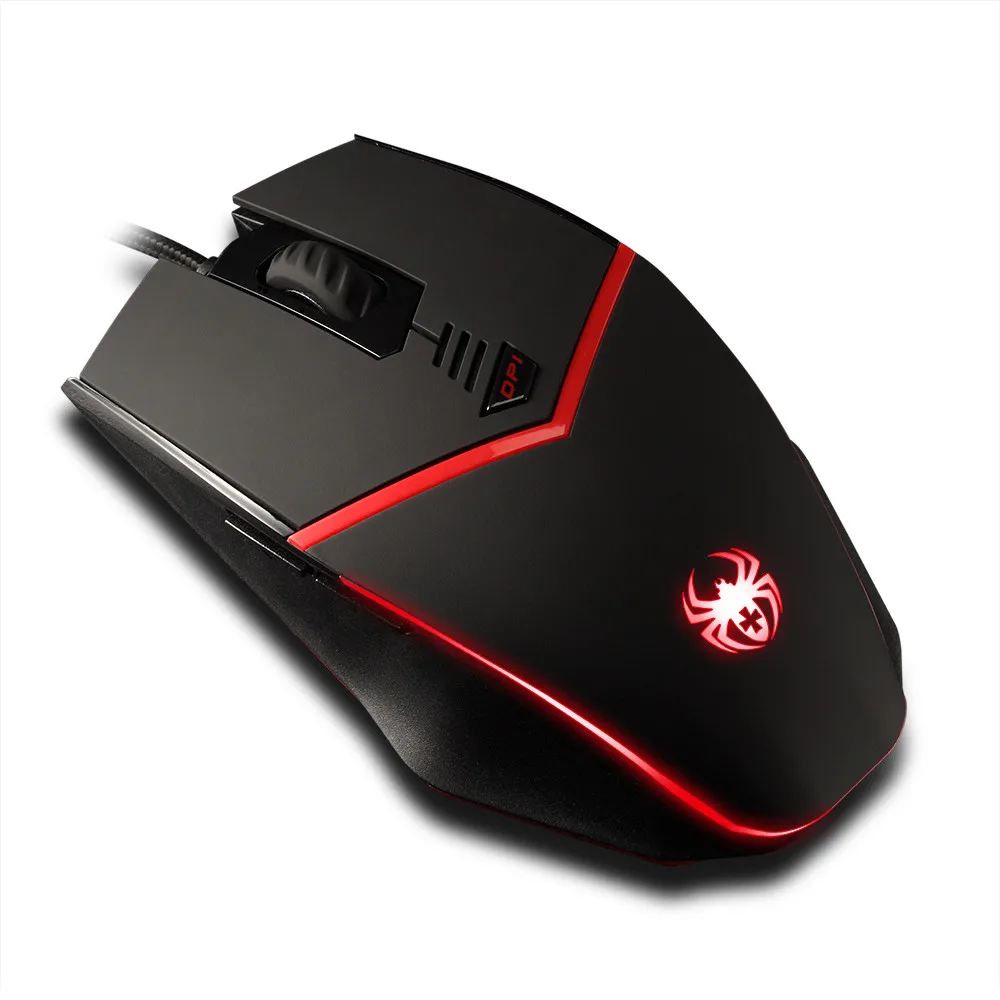 ZELOTES классная игровая мышь Проводная с USB 3200 DPI светодиодный светильник для