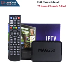 Mag250 Tv Box 1 Year Subscription With Newest 1341 Channels IPTV Full European Arabic Channels 72
