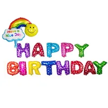 P281 Lovely candy colors pink blue Happy birthday foil balloons birthday party decorations kids balls wedding decoration P281 Lovely candy colors pink blue Happy birthday foil balloons birthday party decorations kids balls wedding decoration