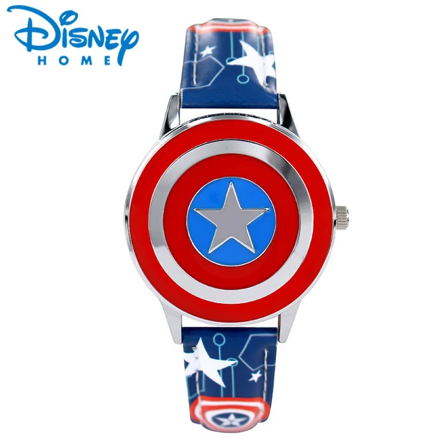 100% Genuine Disney Fashion Kids Watches Boys Students Captain America Iron Man 100% Genuine Disney Fashion Kids Watches Boys Students Captain America Iron Man