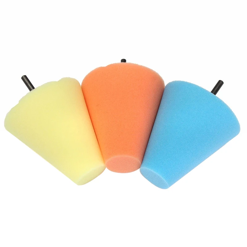 ELEG-4Pcs губка форма конуса Металл полировка колодки ткань полировка колодки для колеса Ступицы