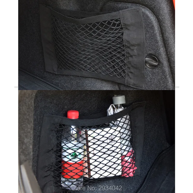 

Practica Car Trunk Box Storage Bag Mesh Net Bag 40cm*25cm car-styling for Jeep wrangler jk cherokee compass renegade jacket