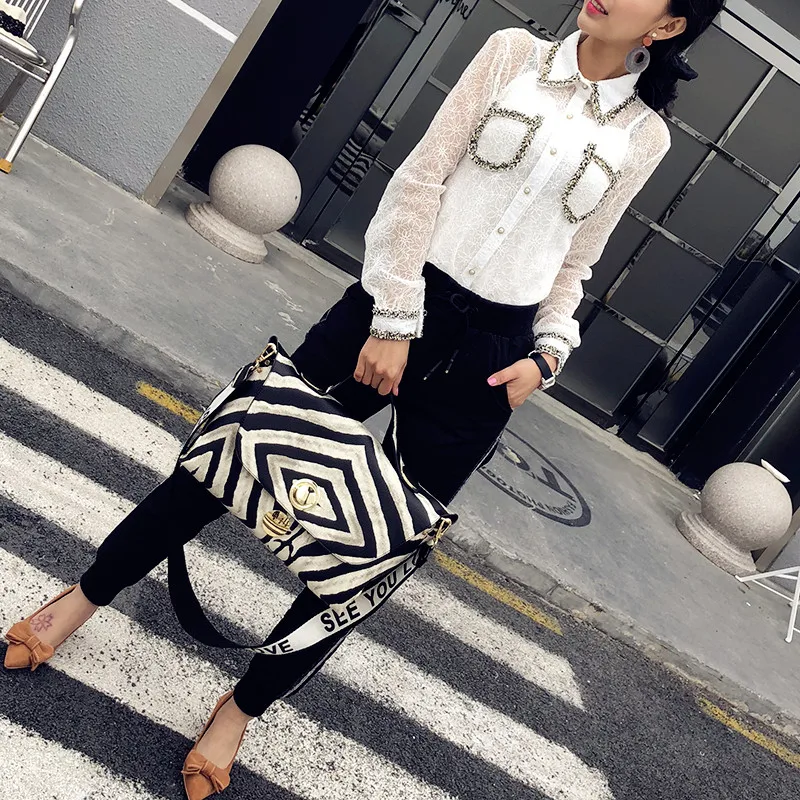 envelope bag stylish female big handbag leisure shoulder bag women zebra grain large capacity pu leather bag for girls tote (19)