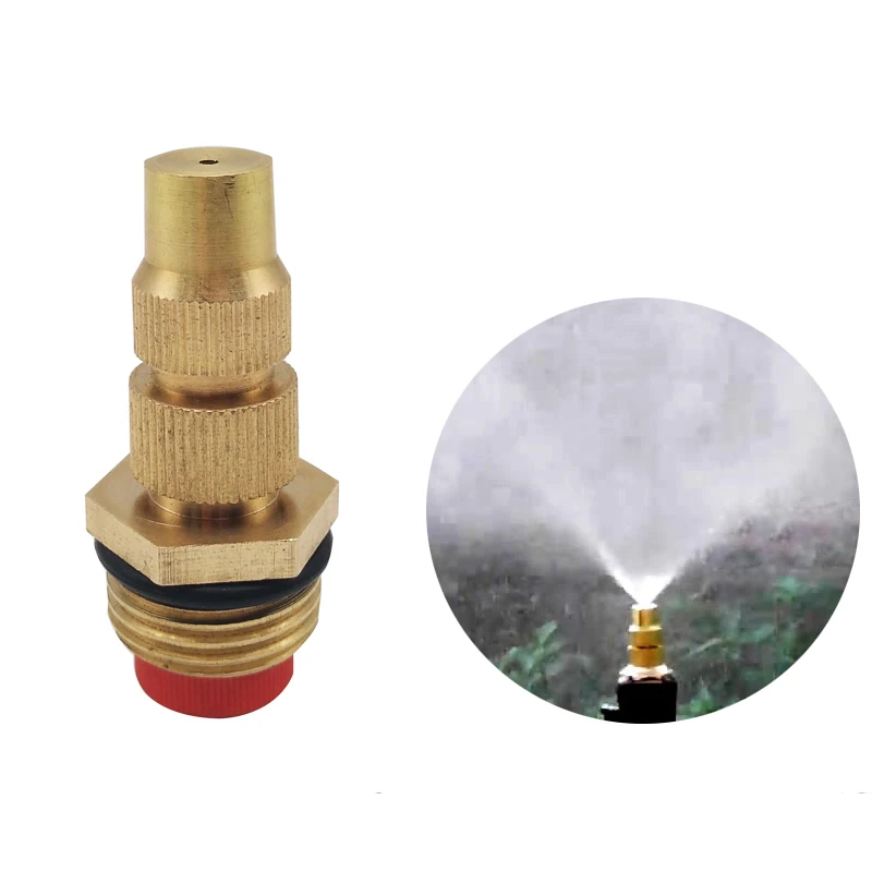 

E201 1/2'' Male Thread Spray Head Adjustable Water Misting Nozzles Agriculture Garden Watering Sprinkler with Filter Fine Spray