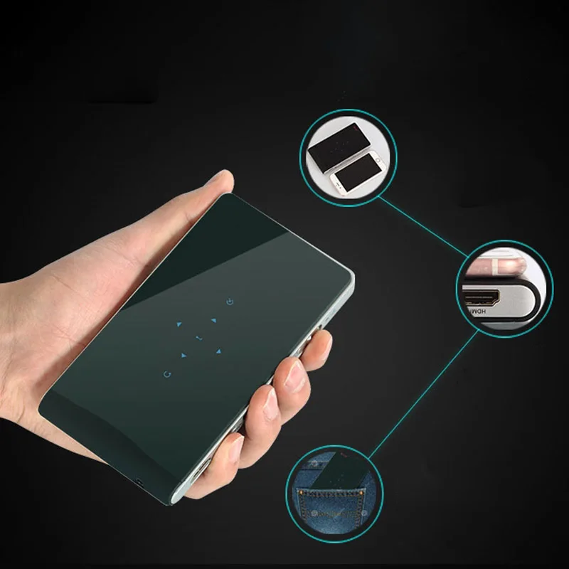 Magicsee портативный Android ручка Dlp100Wm Wifi домашний кинотеатр Hd мини умный проектор с проводной синхронизацией Дисплей для Iphone(ЕС Plug
