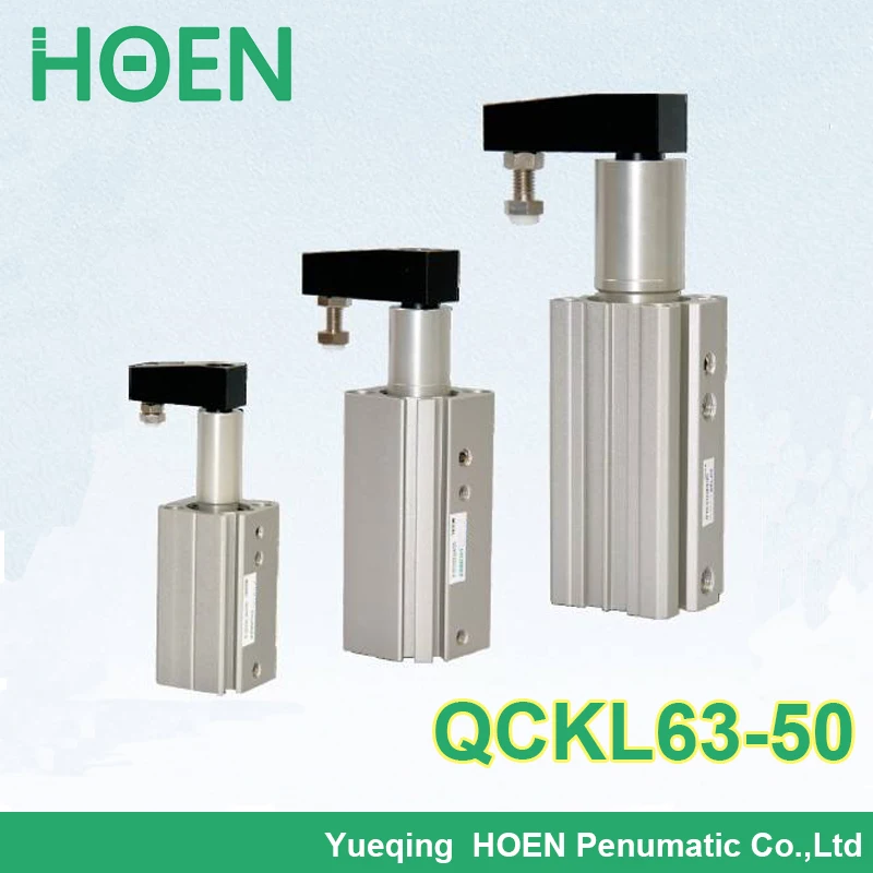 QCKL63 50 QCKR63 50 Airtac type Double Acting Rotary Clamp Cylinder QCK