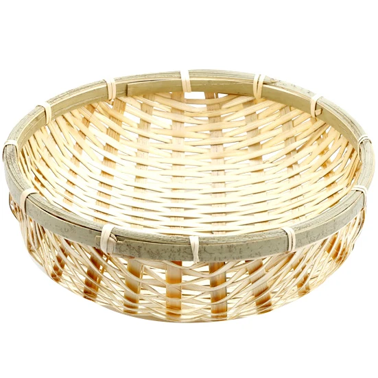 

Handmade Bamboo Mini Dustpan Tea Dim sum disc Desktop Storage basket small eating basket dried fruit plate