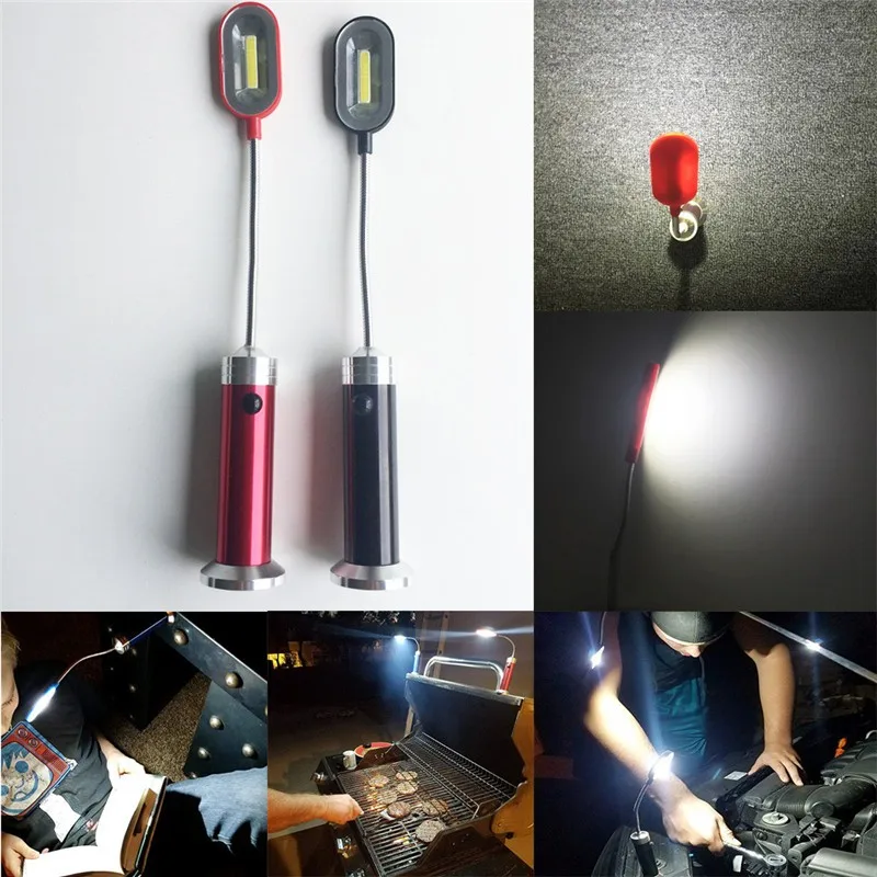 

Outdoor tool Magnetically Bendable Work Light Adjustable Angle LED Light Aluminum Alloy Casing COB Work Light With Magnet #XTN