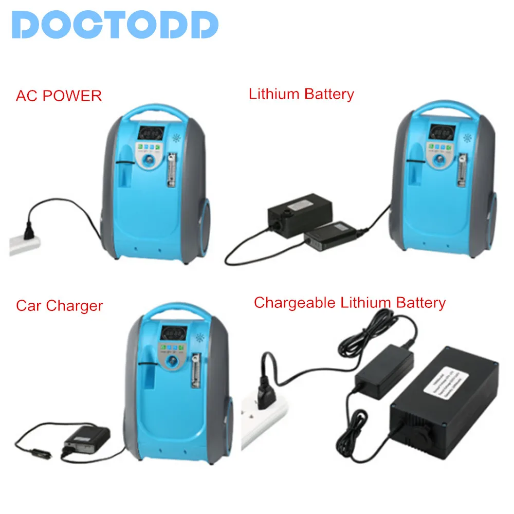 5L Battery Oxygen Concentrator Health Care Medical Use Oxygen Generator Home Car Outdoor Travel Use COPD O2 Generator 5L Battery Oxygen Concentrator Health Care Medical Use Oxygen Generator Home Car Outdoor Travel Use COPD O2 Generator