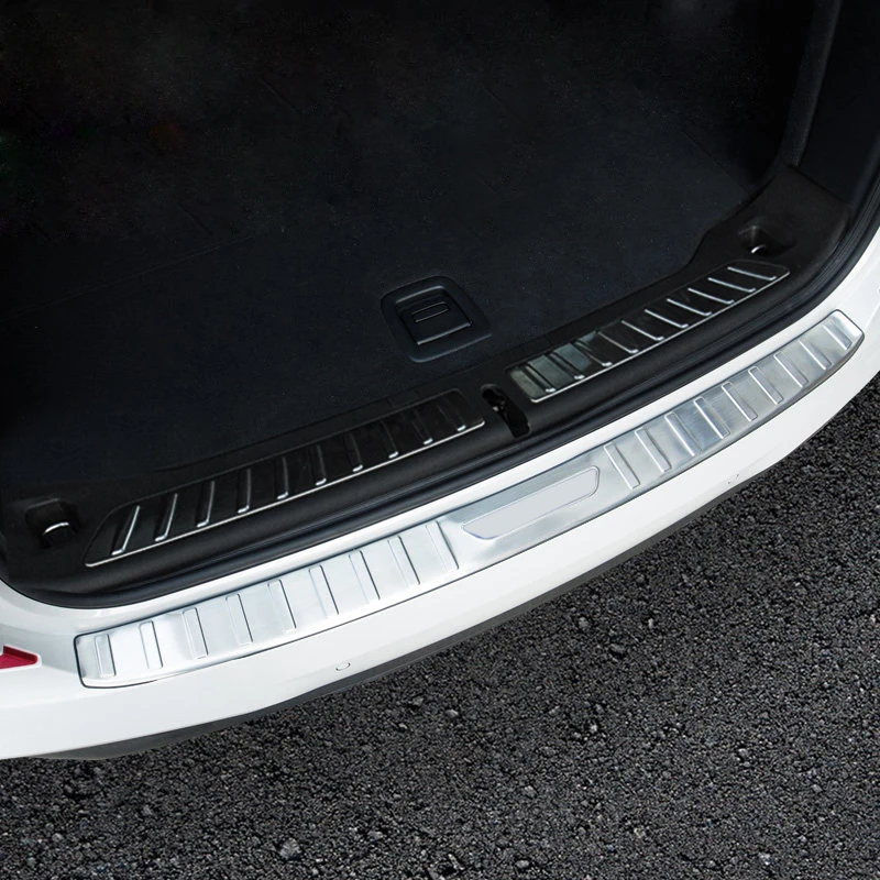 Exterior Accessories Outer Rear Boot Bumper Protector Guard Plate