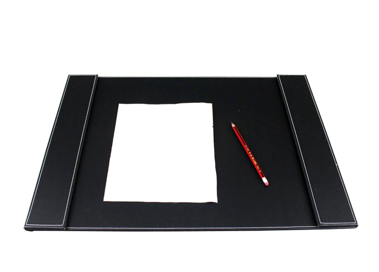 Useful Rectangle Wood Leather Office Desktop Writing Drawing Board