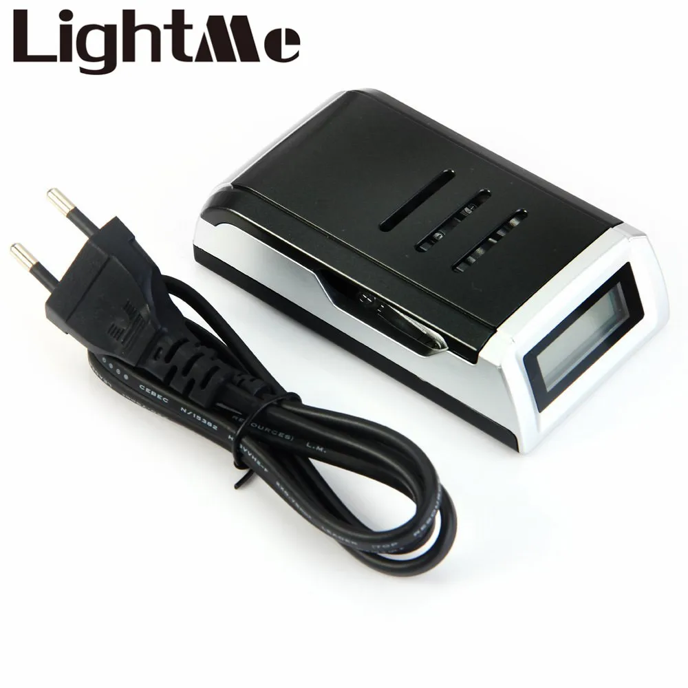 

2016 Original 4 Slots C905W LCD Display Smart Intelligent Battery Charger for AA / AAA NiCd NiMh Rechargeable Batteries US Plug