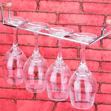 34 см в один ряд Стальных каркасов Висячие бокалы для вина Европейская Рамка для чашки Висячие вверх дном бокал для вина