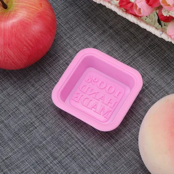 

Hot Sell 3D Square Shape Design Handmade DIY Silicone Mold Soap Mold Fondant Cake Decorating Tools Soap Making Home Supplies