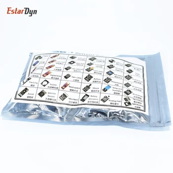 

37 in 1 Sensor Kit Starters kit / RGB/ joystick/DS18B20 Sensor/ Sound Detection/ Obstacle avoidance /buzzer/