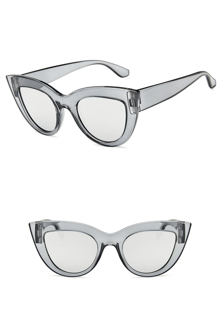 Кошачий глаз солнцезащитные очки для Для женщин розовый зеркало оттенков женские солнцезащитные очки Солнцезащитные очки женские очки
