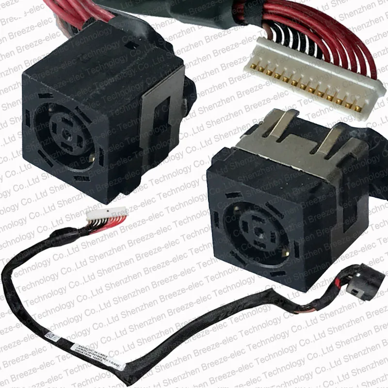 100 Genuine New Laptop DC POWER JACK wire socket Cable connector for