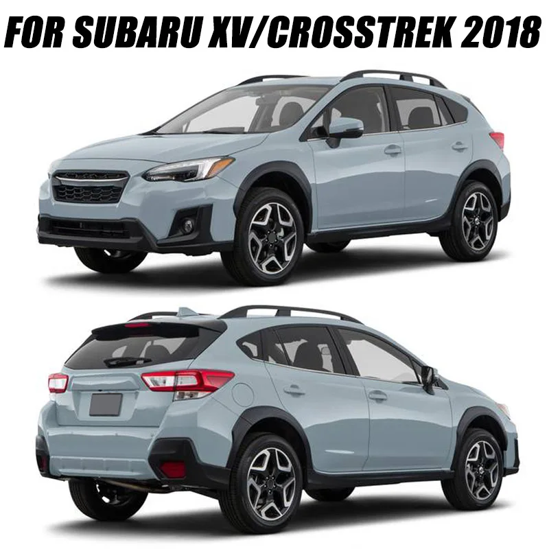 Автомобильный Стайлинг для Subaru XV, автомобильный АБС ХРОМ, АБС-пластик, углеродное волокно, принт, боковой спойлер на заднее стекло, треугольная крышка, отделка, автозапчасти