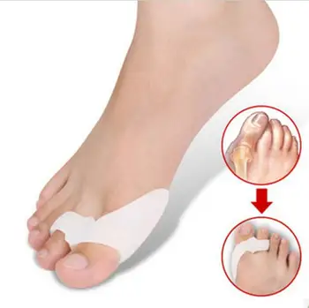

500pairs/Lot Gel Silicone Bunion Corrector Big Toe Separators Straightener Spreader Foot Care Tool Hallux Valgus Pro massager