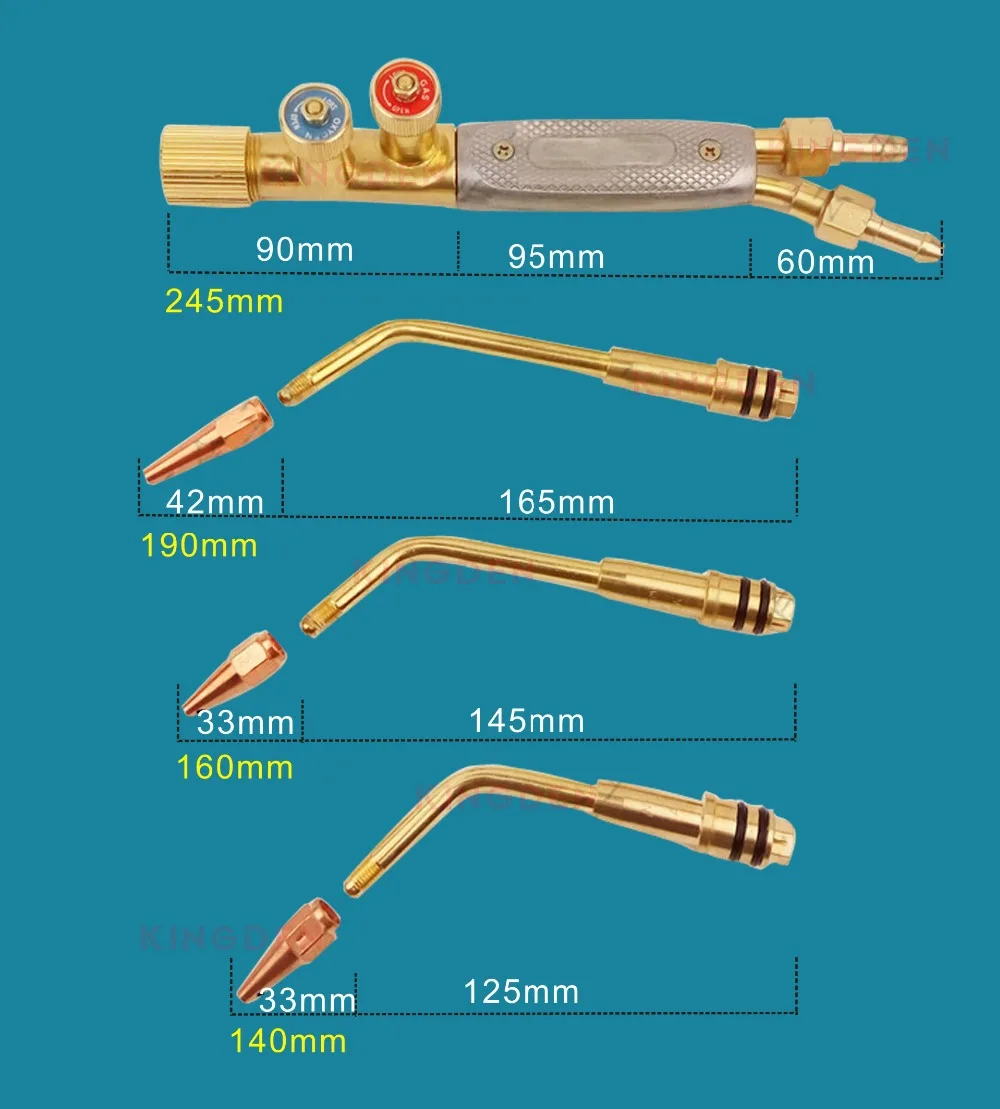 KINGDENFire фонарь для резки, всасывающий фонарь для инъекций, инструмент для газовой сварки, кислородный сварочный фонарь, кислородный ацетиленовый сварочный фонарь, портативный