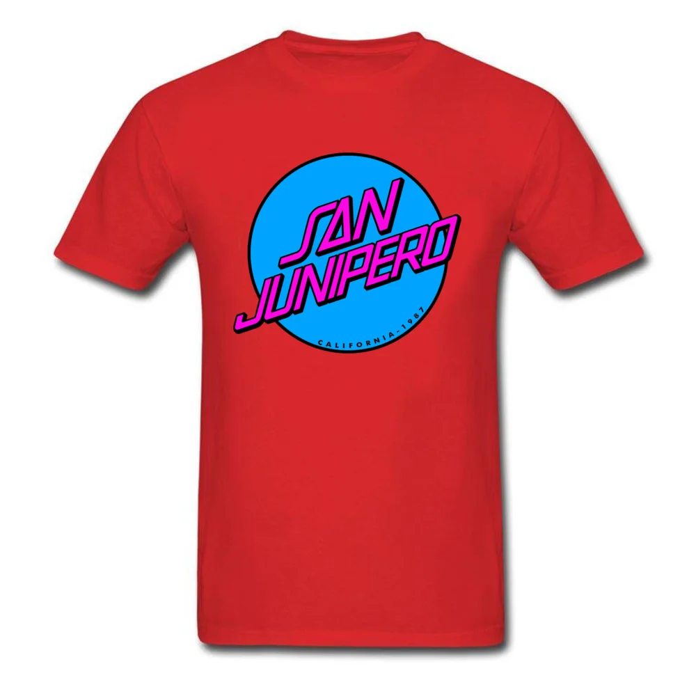 Tops Shirt beach town 1987 11442 ostern Day Special Printed Short Sleeve Pure Cotton Crew Neck Men T Shirts Printed Tee Shirts beach town 1987 11442 red