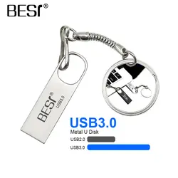 B3W забавные карту флэш-памяти с интерфейсом usb 64 gb флешки 16 Гб флэш-памяти USB3.0 диск usB menoria USb оптом Флеш накопитель 8 GB Мини Портативный 32 Гб