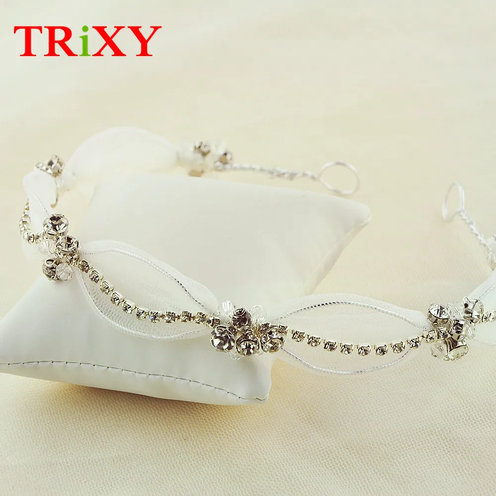 TRiXY H90 Бесплатная доставка ручной работы со стразами Свадебные аксессуары для