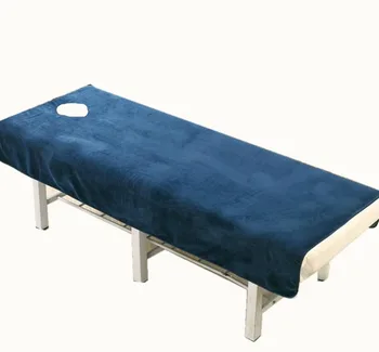 

6pcs/lot 120*190cm Beauty salon crystal velvet super soft massage bed sheets Health Care