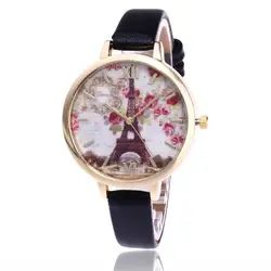 Для женщин женские часы Париж Эйфелева башня кварцевые наручные часы женские часы, наручные часы с механизмом, para mujer Montres Femme relojes de mujer zegarek