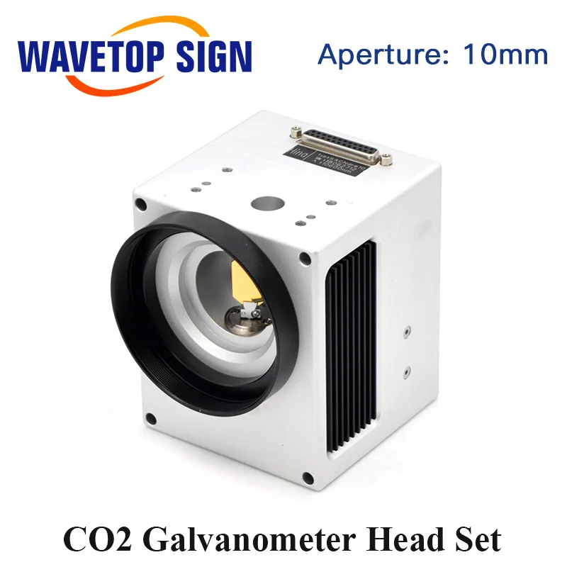 WaveTopSign 10.6um 10600nm CO2 лазерное сканирование Galvo головка SACNdre10 вход Aperture10mm гальванический сканер с блоком питания