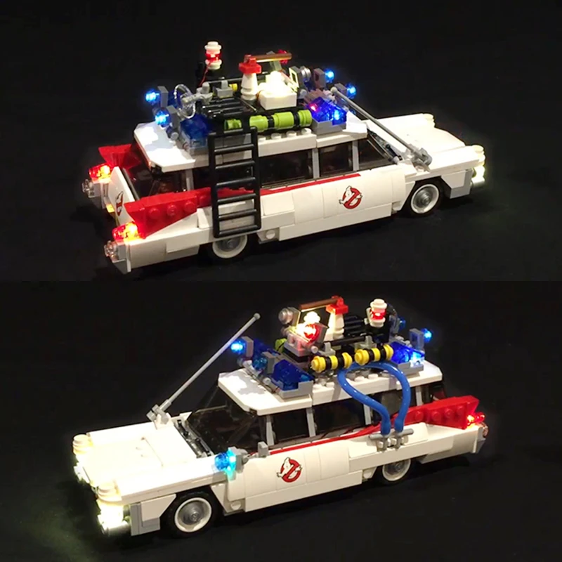 

Led Light For Lego 21108 Ghostbusters Ecto-1 Building Bricks Blocks Creator City Compatible 16032 Toys ( light with Battery box)