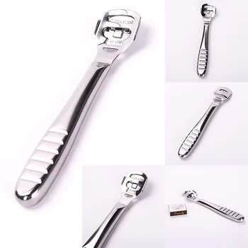

1Pcs Callus Remover Foot Care Pedicure Machine + Blade Replaceable Pedicure Rasp Hard Skin Cutter Cuticle Remover Cutter Tool