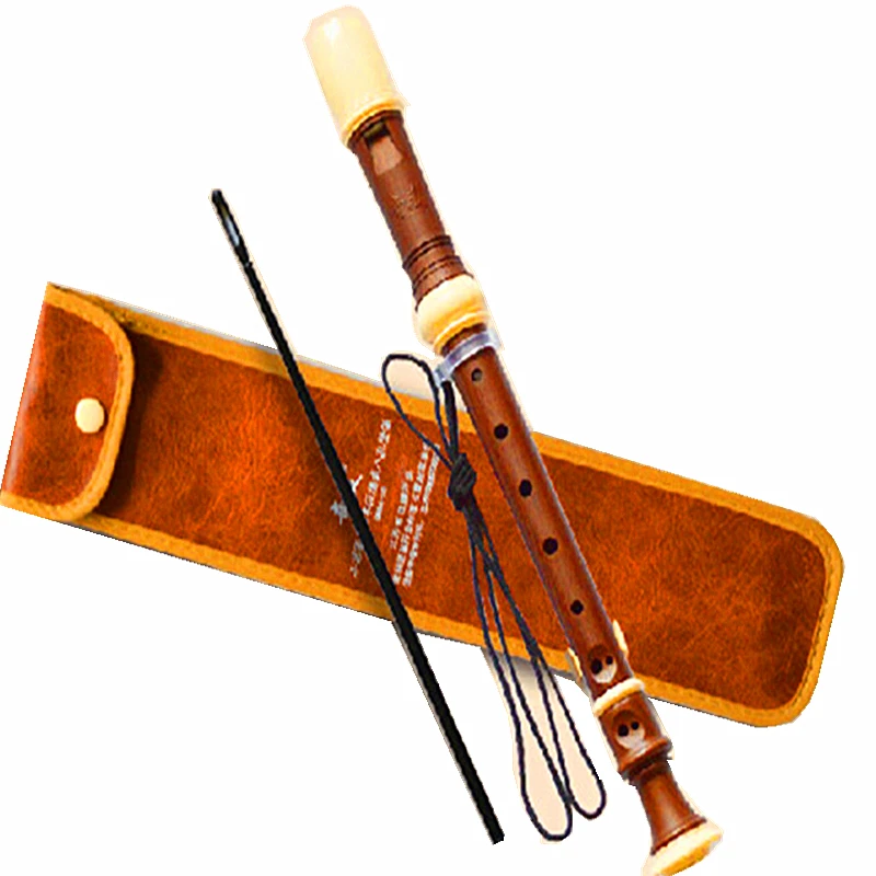 flauta Soprano Germanic 8 Hole Recorder Flute C Key Chinese