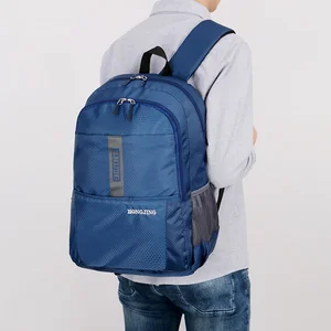 Image 2 - Novo náilon à prova dlightweight água leve mochila masculina casual grande capacidade bolsa feminina mochila de viagem saco de desporto