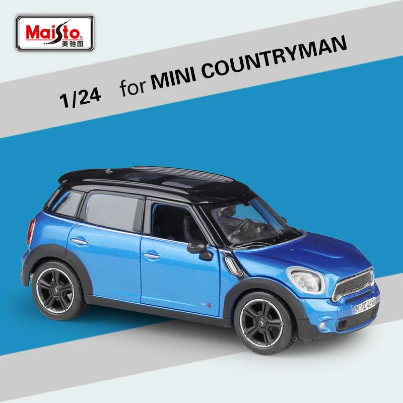 

Maisto for MINI Countryman Simulation Alloy Car Model Autos De Juguete Speed Wheels Collection Decoration 1:24 Car Toys for Boys