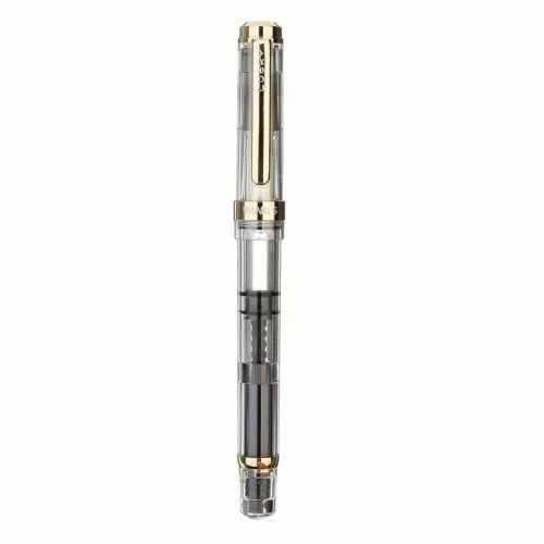 

2020 Model Wing Sung 698 Transparent Piston Fountain Pen Extra Soft Nib 0.5mm Business Stationery Office School Supplies Writing