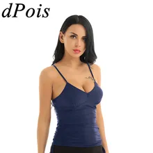 Женский Цельный купальник с v-образным вырезом, топы, без косточек, плавательный жилет, танкини, бюстгальтер, топ, Женский Летний морской купальник, костюм