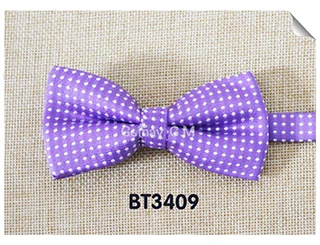 Детский галстук-бабочка в горошек, модный галстук, регулируемый галстук-бабочка унисекс для мальчиков и девочек, предварительно завязанный Галстук из полиэстера - Цвет: BT3409