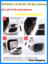 2016 Google Cardboard RITECH III Plus Immersive VR BOX VR Virtual Reality 3D Glasses Headsets for xiaomi nokia meizu samsung