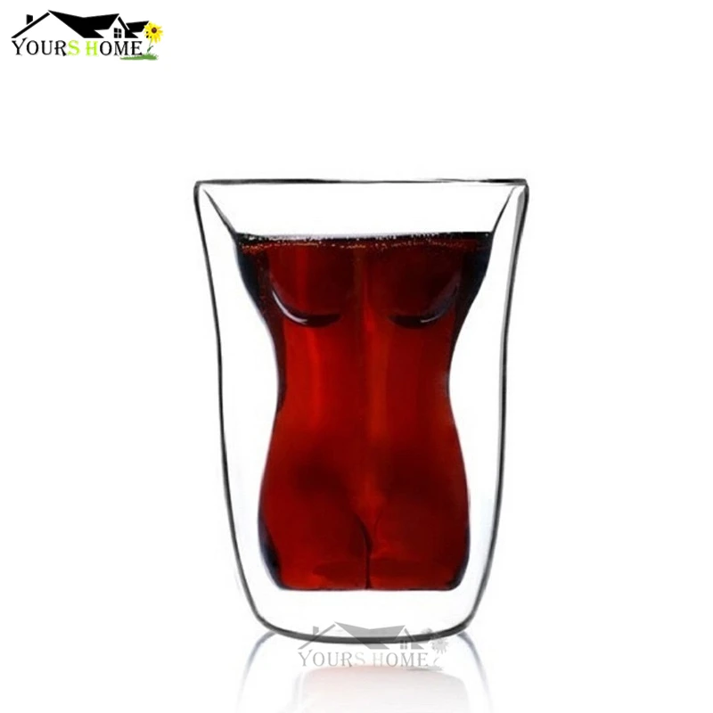 

1pcs 160ml Sexy Vodka Shot Glass Drinking Ware for Home Office Drinkwares