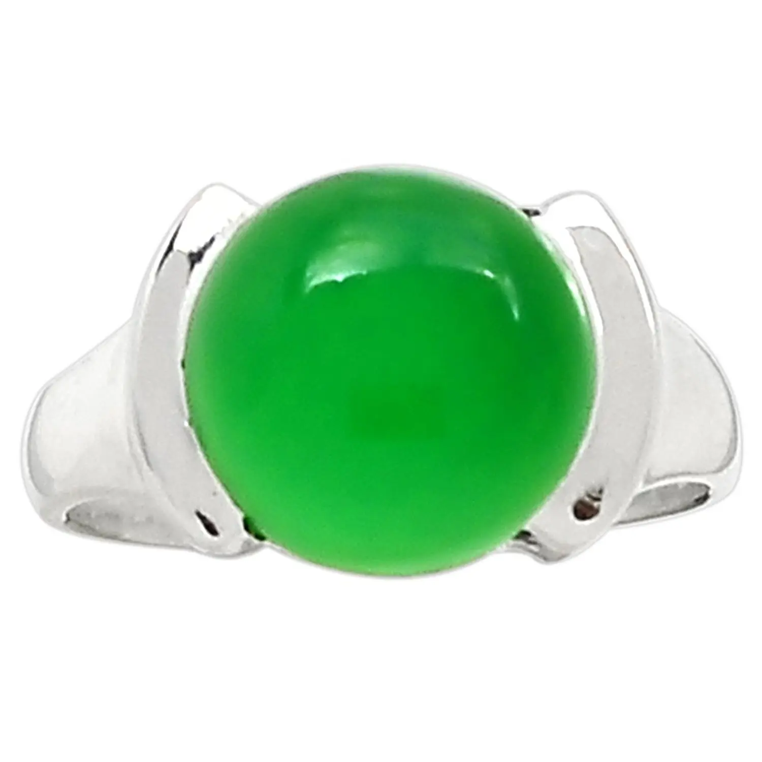 

Lovegem Genuine Green Onyx Ring 925 Sterling Silver,Size:7.75, AR2285