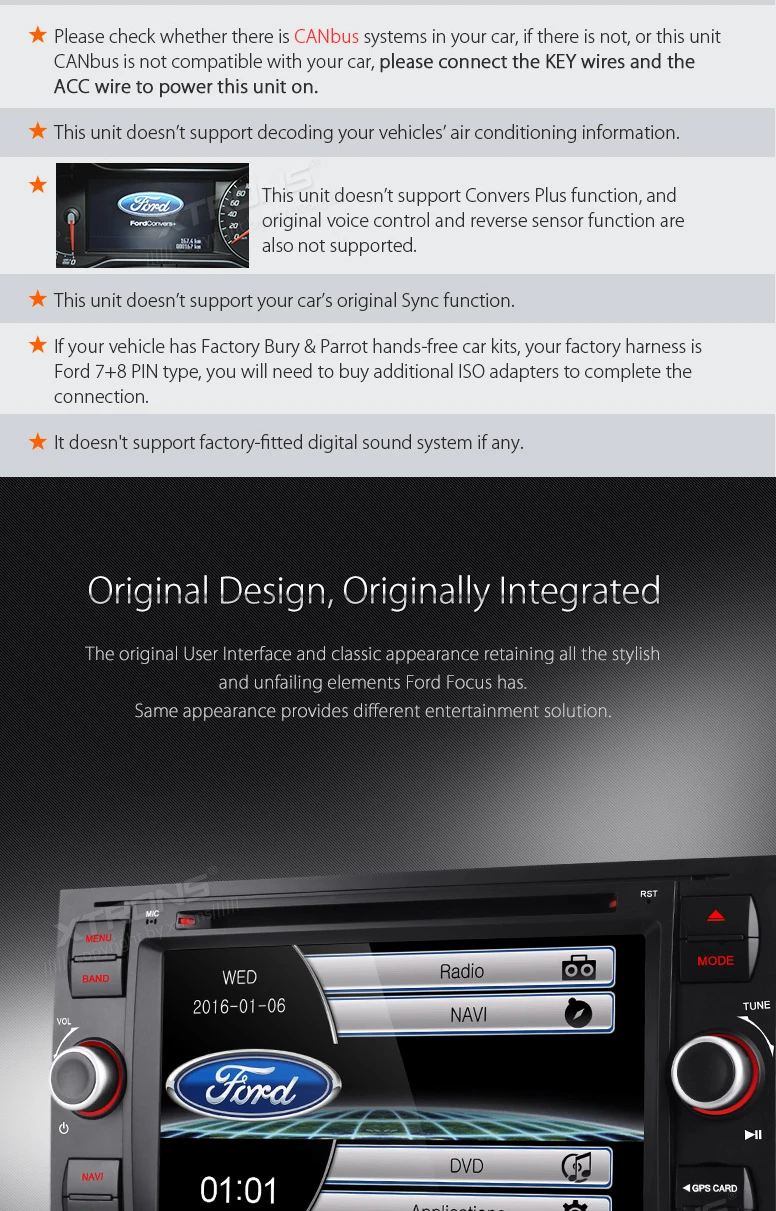 Discount 7" Black Special Car DVD for Ford Transit 2006-2008 & Galaxy 2006-2008 & Mondeo 2003-2007 & S-Max 2006-2011 with Original UI 4 Discount 7" Black Special Car DVD for Ford Transit 2006-2008 & Galaxy 2006-2008 & Mondeo 2003-2007 & S-Max 2006-2011 with Original UI 4