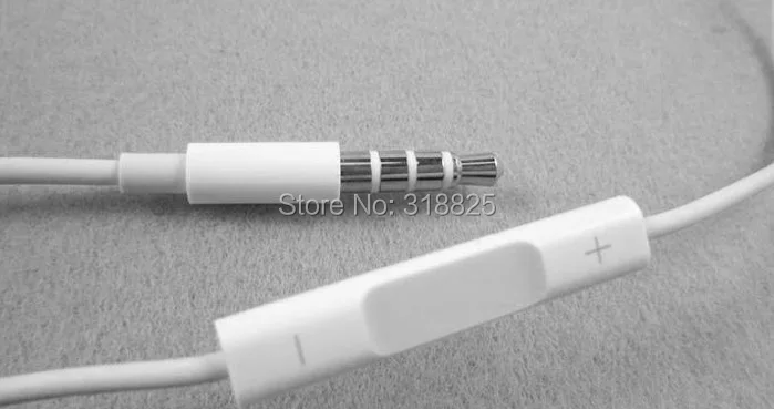 Лучшее качество 3,5 мм стерео гарнитура наушники-вкладыши Наушники с микрофоном и регулятором громкости для iPhone 4S 4 3g S 3g iPad