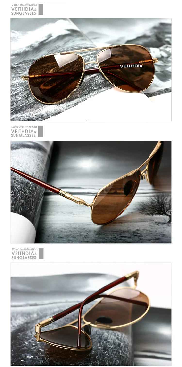 Бренд veithdia мужские защитные очки для вождения глаз с оригинальными упаковочные аксессуары