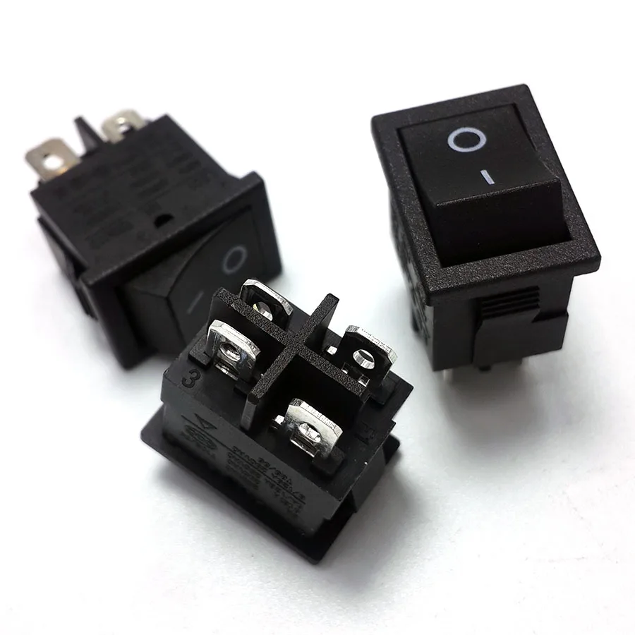 6A rocker switch, ship type switch, CCC certified, four legged switch, small electrical switch