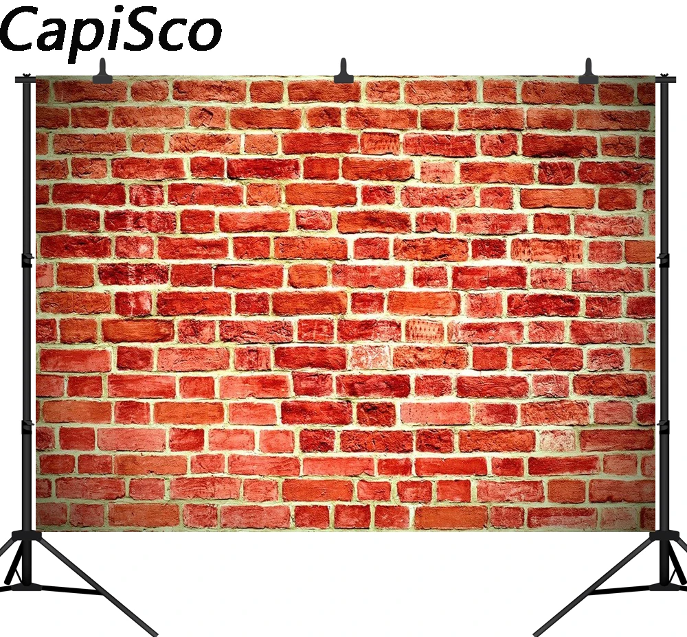 

Capisco Vinyl Custom Photography Backdrops Brick wall theme Photo Studio Props horizontal Photography Background