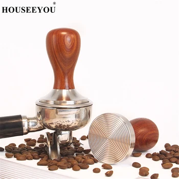 

Coffee Tamper 49mm/51mm/58mm Whorl Flat Base Ripple Espresso Cafe Barista Tools for Bar Home Kitchen Accessories Coffee Press